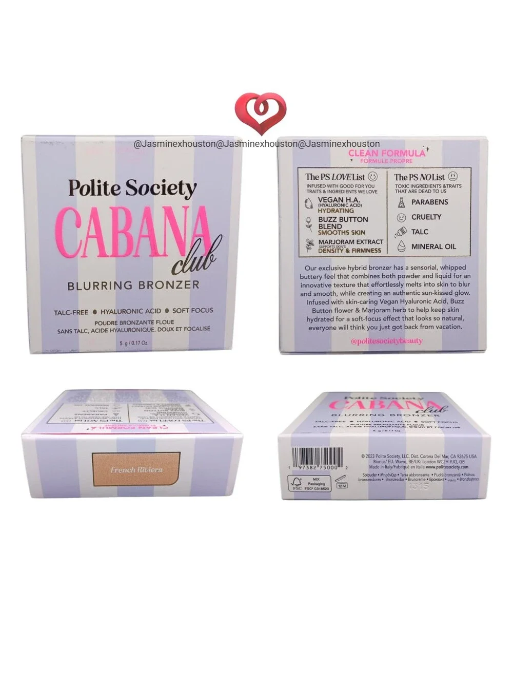 POLITE SOCIETY Cabana Club Bronzer in French Riviera